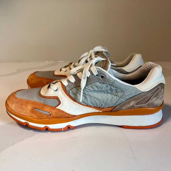 Geox Respira Sandro ABX Sneakers Orange Amphibiox Size 7 - Picture 7 of 16